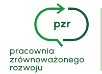 Logotyp Pracowni Zrównoważonego Rozwoju.